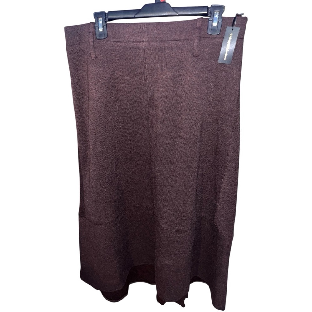 2/$20 🩷 NWT Catherine Malandrino Women’s Belted A Line Skirt SIZE LARGE BROWN